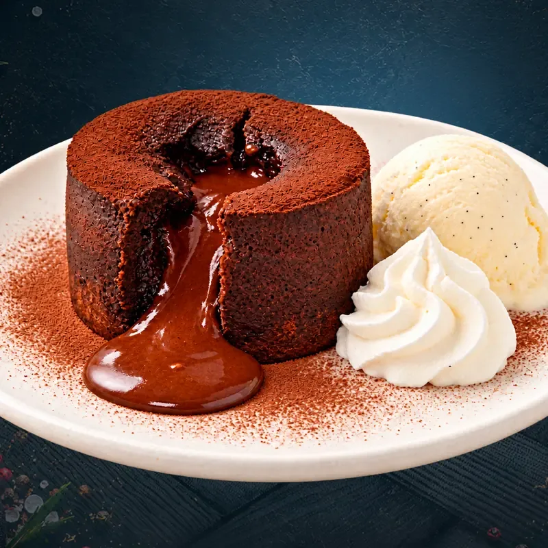 Coulant con chocolate