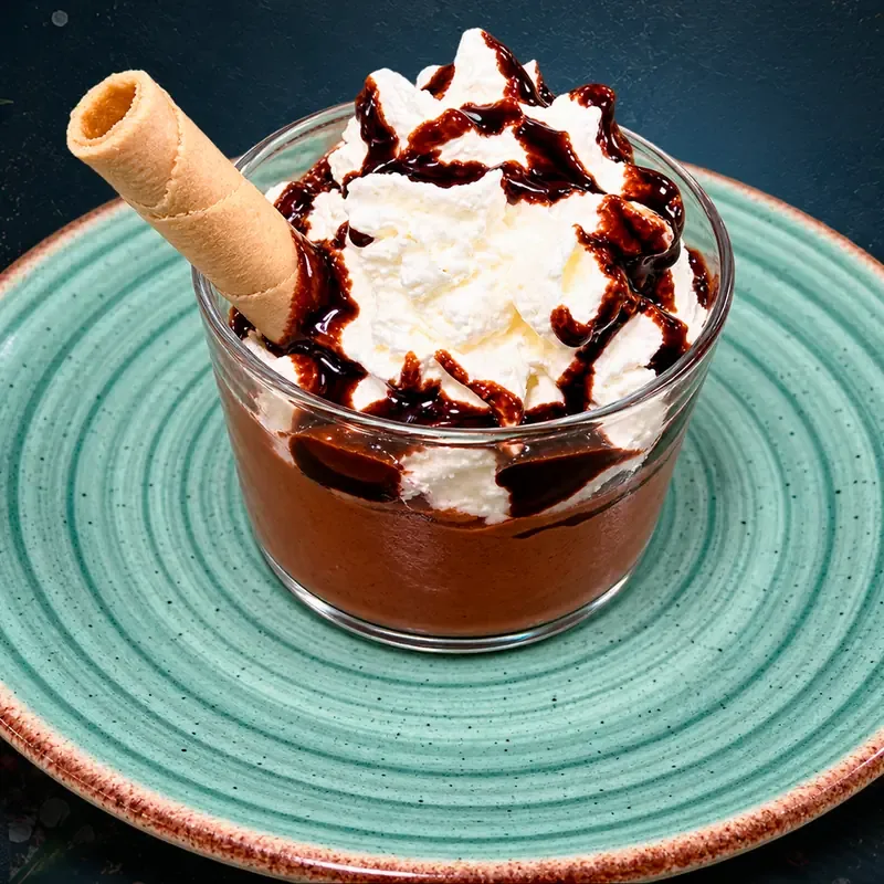Natillas de chocolate