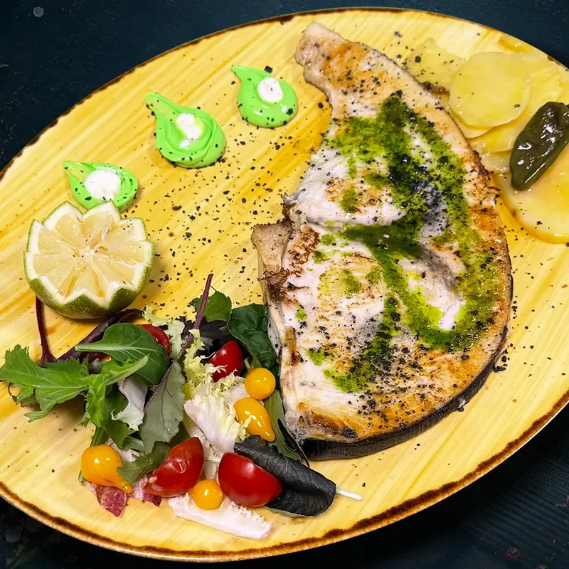 Emperador a la plancha