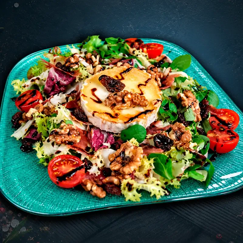 Ensalada queso de cabra